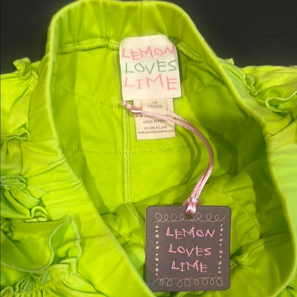 Lemon Lime Ruffled Skort - Picture 2 of 3
